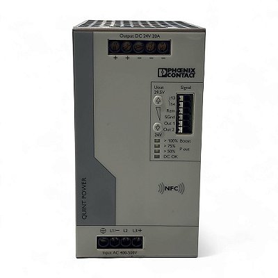 Fonte 24V 20A 480W PHOENIX CONTACT - QUINT4-PS/3AC/24DC/20