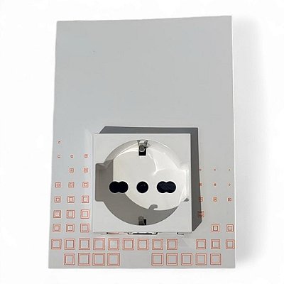 Tomada 2 Módulos Universal Classia Bticino - RW4140A16