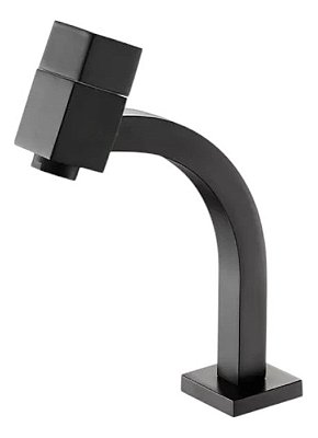 Torneira Banheiro Lavatório Quadra Luxo Baixa Dc-6604p Preto