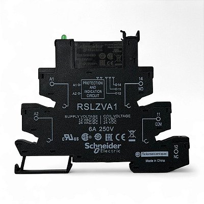 Kit Relé RSL1AB4BD Base RSLVA1 Schneider Electric 24VDC