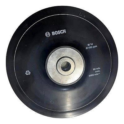 Suporte De Disco Lixa Flexivel 7 Para Bosch Cor Preto