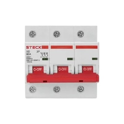 Disjuntor Din Tripolar Curva C 16A Steck