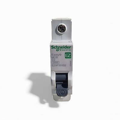 Disjuntor Monopolar 2A Curva C 3kA 230V EZ9F33102 Schneider