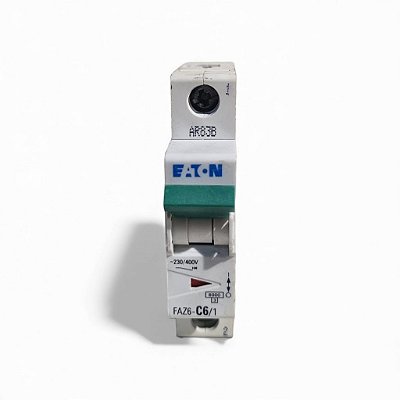 Disjuntor Unipolar Faz-c6/1-sa 6a Eaton