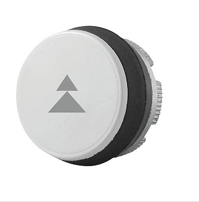 Pl005006 | Giovenzana | Botão Branco Simbolo Flecha Duplo