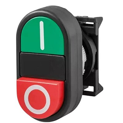 Botão Comando Duplo Verde Vermelho Giovenzana PPDN