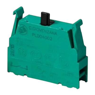 Bloco Contato Auxiliar Giovenzana - 1NA PL004002CD