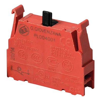 Bloco Contato Auxiliar Giovenzana - PL004001CD