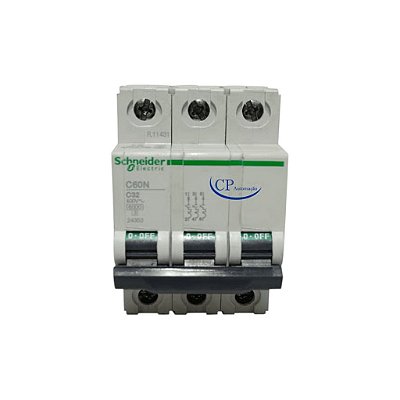 DISJUNTOR TRIPOLAR SCHNEIDERC 60N C32A 400V