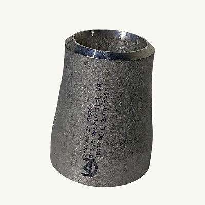 REDUÇÃO CONCÊNTRICA DE AÇO INOXIDAVEL WPS316