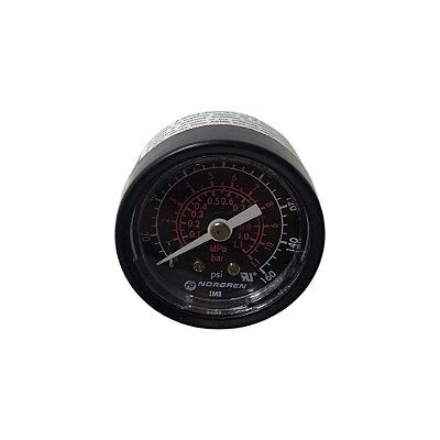 Manometro 0-160 Psi 1/8'' Npt Traseira Norgren 18-015-212