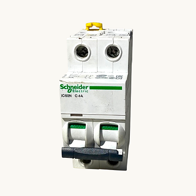 Disjuntor 2P Curva D 4A 440V Schneider - iC60N