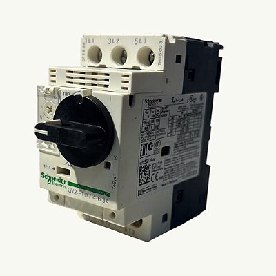 disjuntor motor termomagnético tripolar GV2-P10
