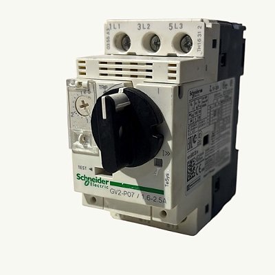 Disjuntor Motor 1,6-2,5a Manopla Rotativa Gv2p07
