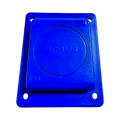 Tomada de embutir industrial Scame 2P+T 16A 250V