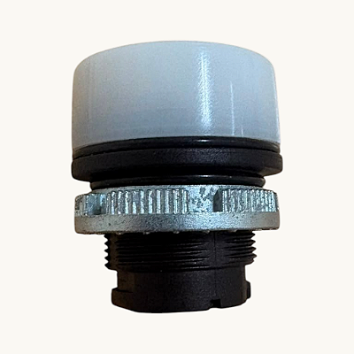KIT 2 Botao Luz Piloto Branca Giovenzana - Pl008005