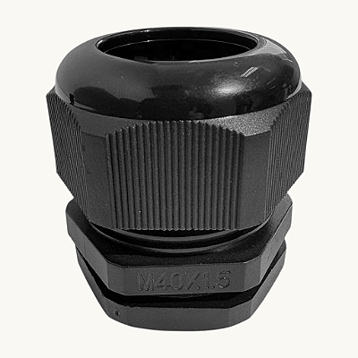 M40x1.5 Preto Prensa Cabo Com Anel De Vedação C/ 20 Pçs