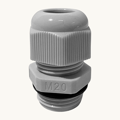 KIT 20 Prensa Cabo Nylon M20 Citex M20 Branco
