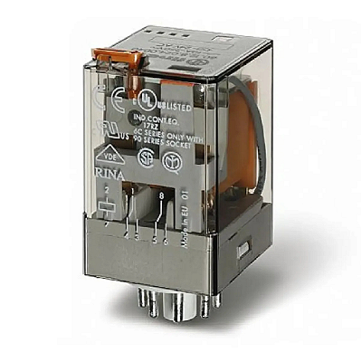 Rele Finder 601381100040 11 Pinos 3 Contatos Reversores 10 A