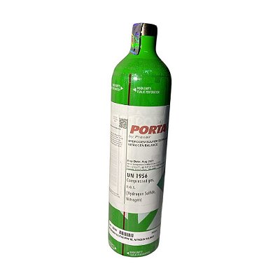 Cilindro De Gás 116L Sulfeto de Hidrogênio, Nitrogenio