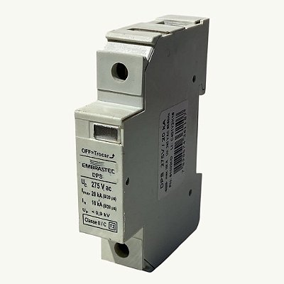 Proteção contra Surtos de 20kA e 275V para EMBRASTEC DPS