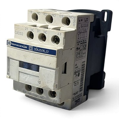 Contator Auxiliar Telemecanique Cad32 3na2nf  TELEMECANIQUE