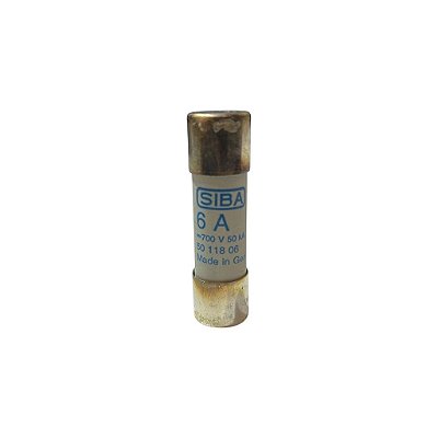 3 Fusível cilíndrico ultrarrápido 700V 6A 14x51 aR 5011806-6