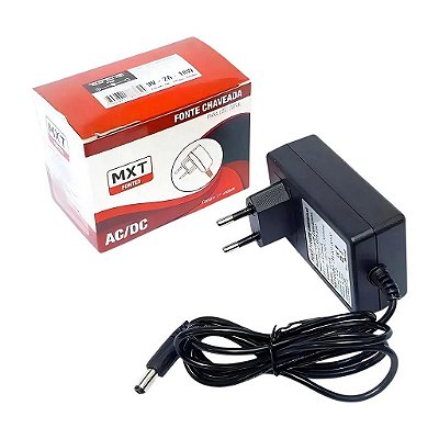 Fonte Chaveada Ac/dc Mxt P4 - 9v -2a - 18w - Entrada 100-240
