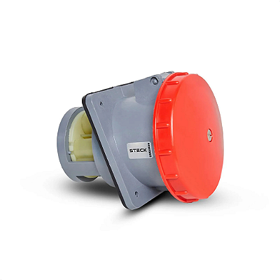 Tomada Embutir Brasikon 125A 380/440V 6H Vm Ip67 Steck S4646