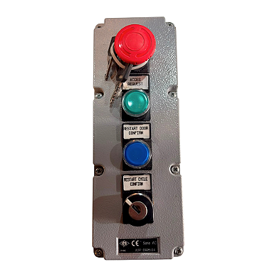 Caixa Controle Botoeira Emergencia Chave ILME A2P 0925.04