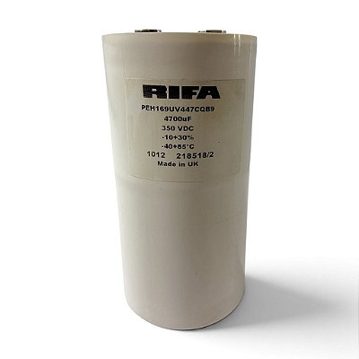 Capacitor Eletrolitico 4700uF 350V para Rifa PEH169UV447CQB9