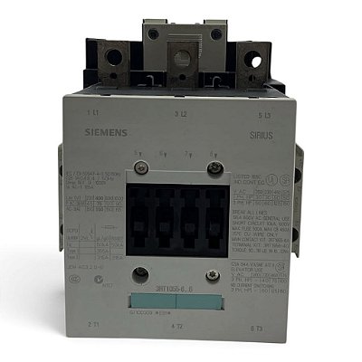 Contator Potencia 150A 3P SIEMENS 3RT1055-6AF36