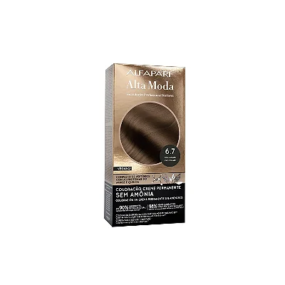 Tintura / Coloração Permanente Sem Amônia 6.7 Chocolate