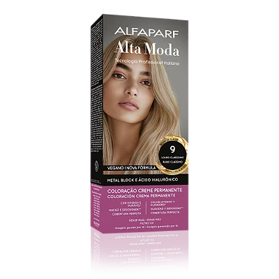 AlfaParf Alta Moda É Colore 9.0 Louro Claríssimo - Coloração Permanente