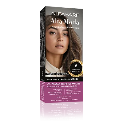 AlfaParf Alta Moda É Colore 6.0 Louro Escuro - Coloração Permanente