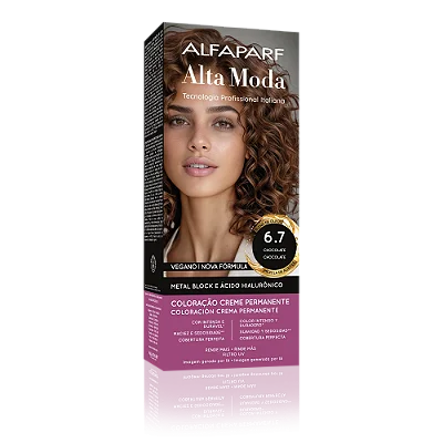 AlfaParf Alta Moda É Colore 6.7 Chocolate - Coloração Permanente
