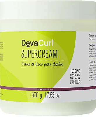 Deva Curl Supercream Creme de Coco para Cachos 500g