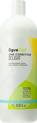 Deva Curl One Condition Delight Condicionador para Cabelos Ondulados 1L
