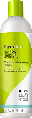 Deva Curl No-Poo Original Shampoo Condicionante Sem Espuma 355mL