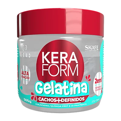 Gelatina Keraform Cachos + Definidos Skafe 500g