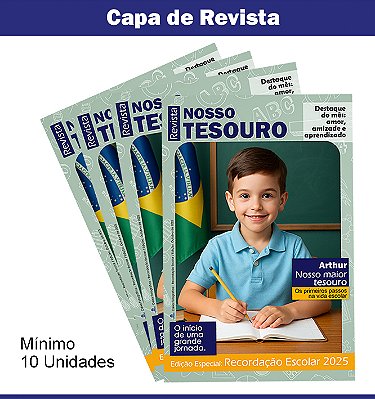 Capa de Revista “Nosso Tesouro” - Atacado