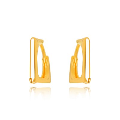 Brinco Argola Quadrada