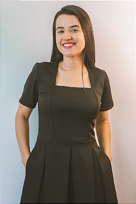 Vestido Midi Preto