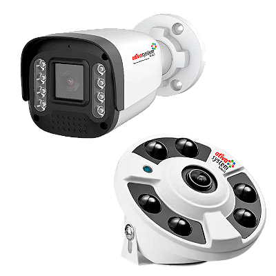 Câmera 3 Megapixels Onvif IP POE H265