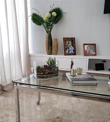 Piso Mármore Travertino Polido 1,0 a 1,40 m²