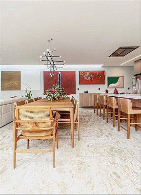 Piso Mármore Travertino Levigado 1,0 a 1,40 m²