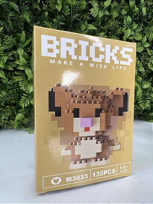 Mini lego Simba rei leão