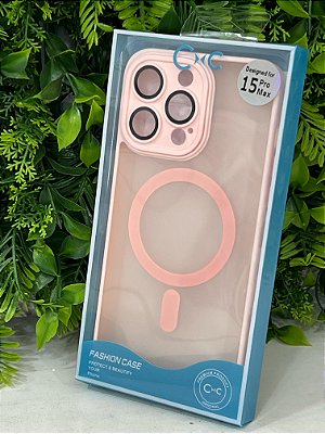 Capa Magnética com Proteção de Câmera – iPhone 15 Pro Max