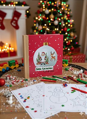 Livro de colorir - Natal Encantado infantil