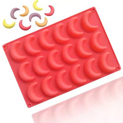 Molde Silicone Luas Lua 28.5cm Chocolate Fondant Biscuit